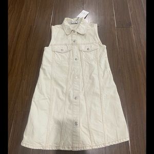 Zara denim sleeveless dress